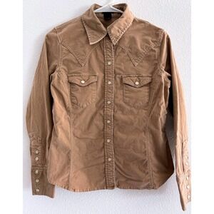 GAP Brown Button Down Shirt